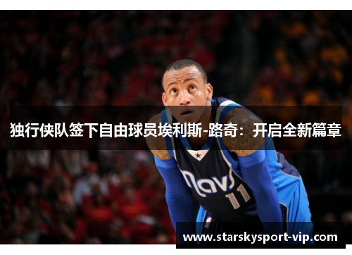 独行侠队签下自由球员埃利斯-路奇：开启全新篇章